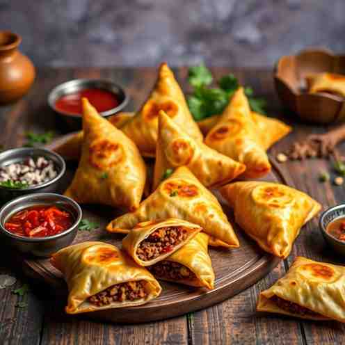 Crispy Samosa Sheets Recipe - Easy Keema & Potato Samosas